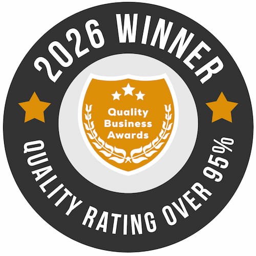 2026 Quality Business Award winner for top-rated pressure washing services in Corsicana TX